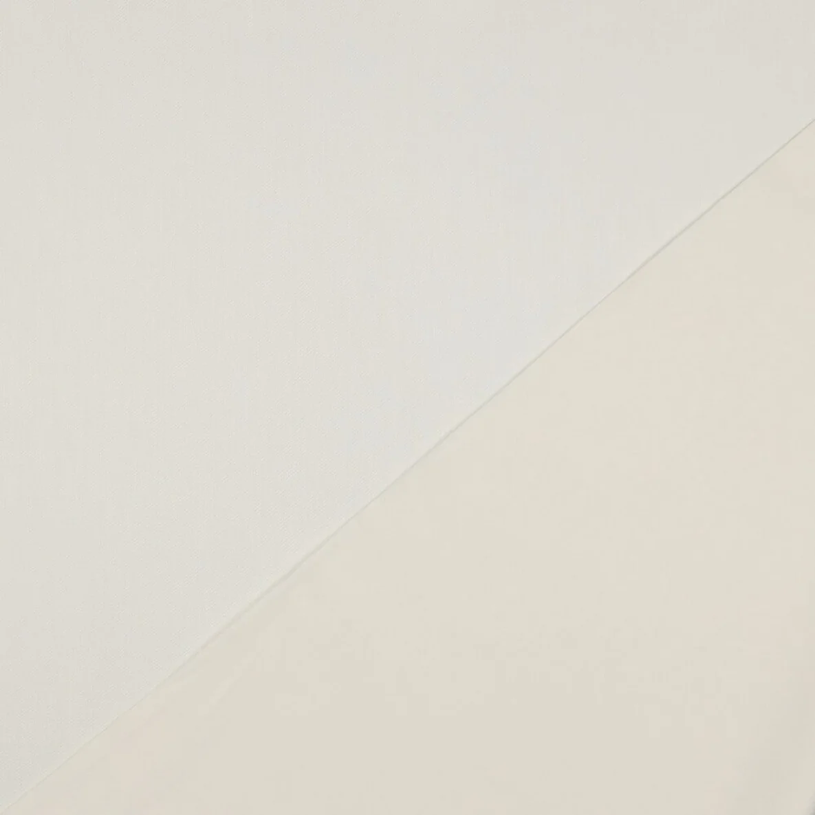 Baumwolle Satin  "Ida" Uni Ecru