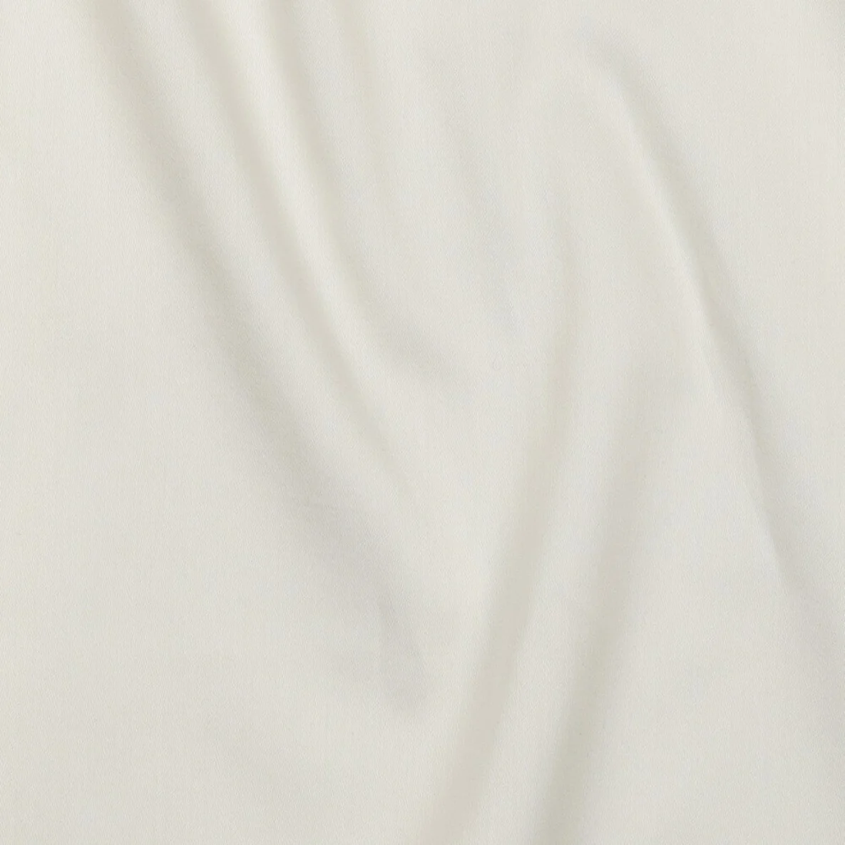 Baumwolle Satin  "Ida" Uni Ecru