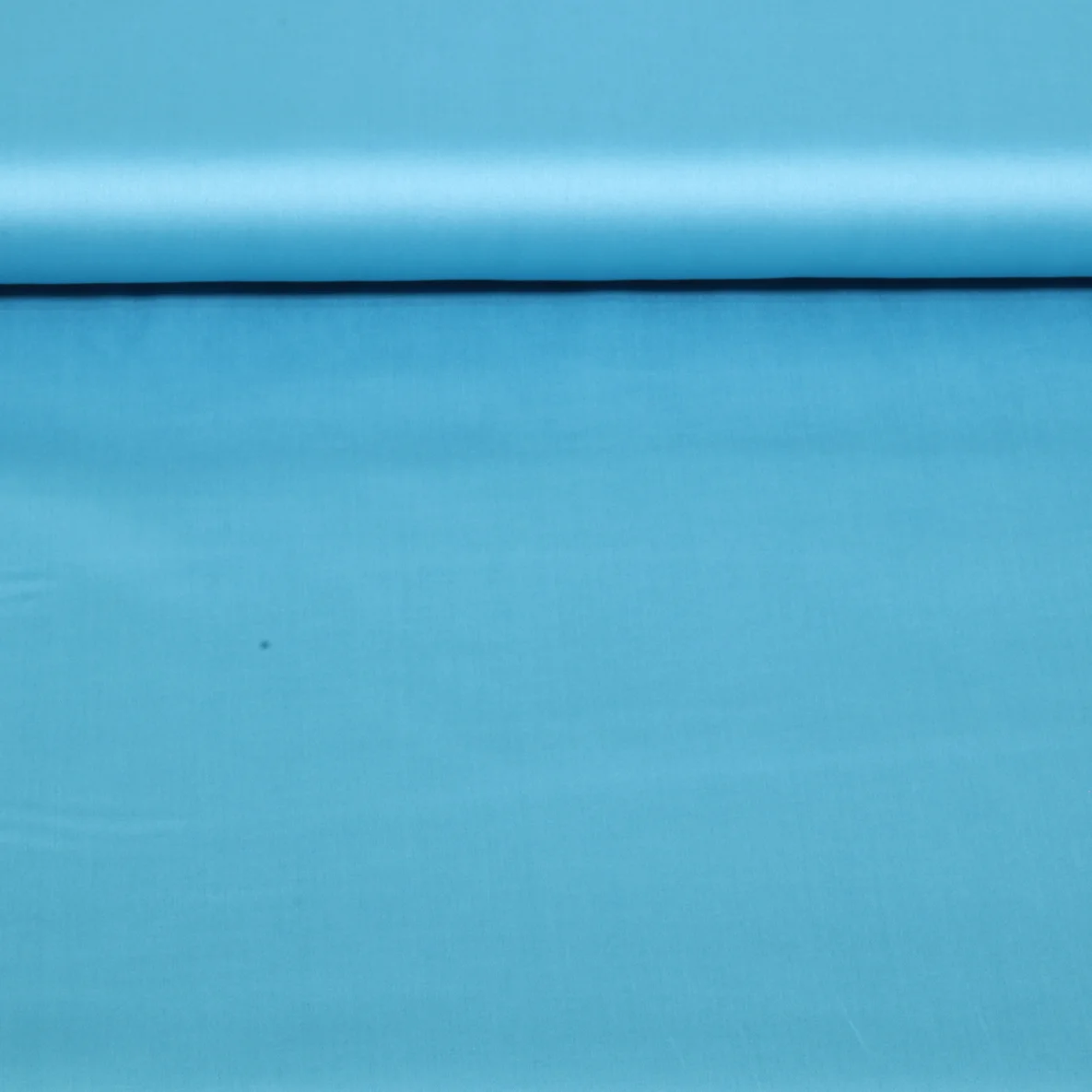 Baumwolle Satin  "Ida" Uni Eisblau