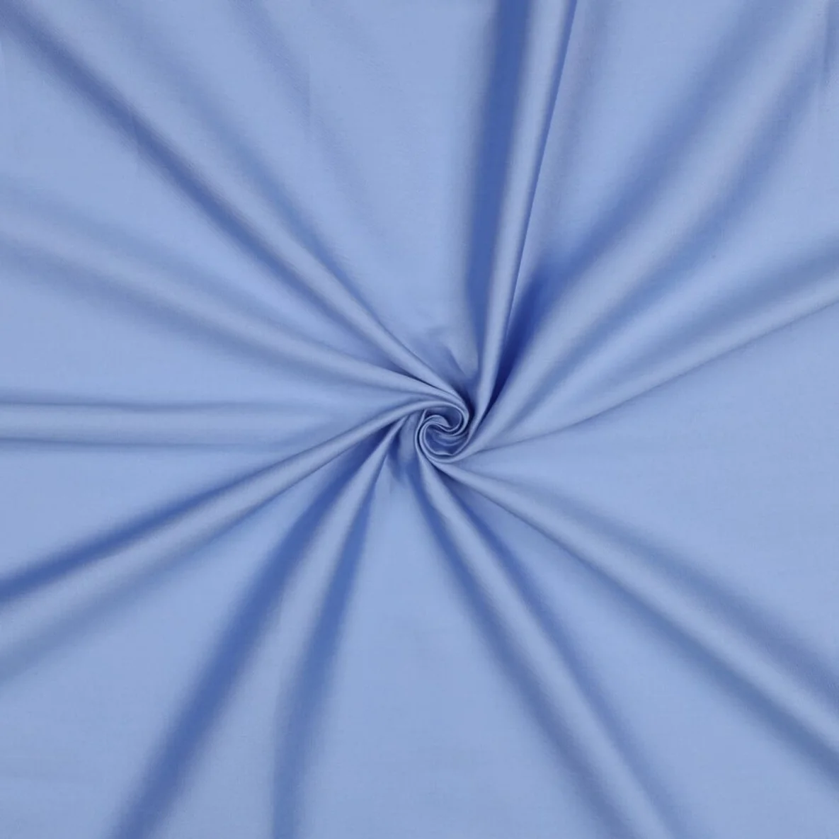 Baumwolle Satin  "Ida" Uni Helles Lavendelblau