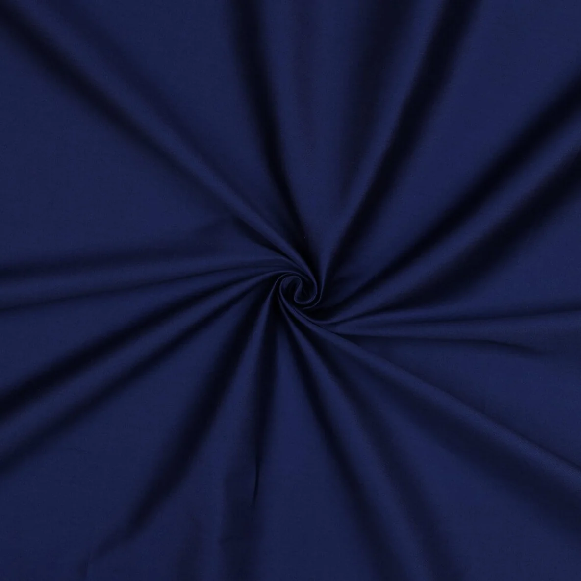 Baumwolle Satin  "Ida" Uni Königsblau