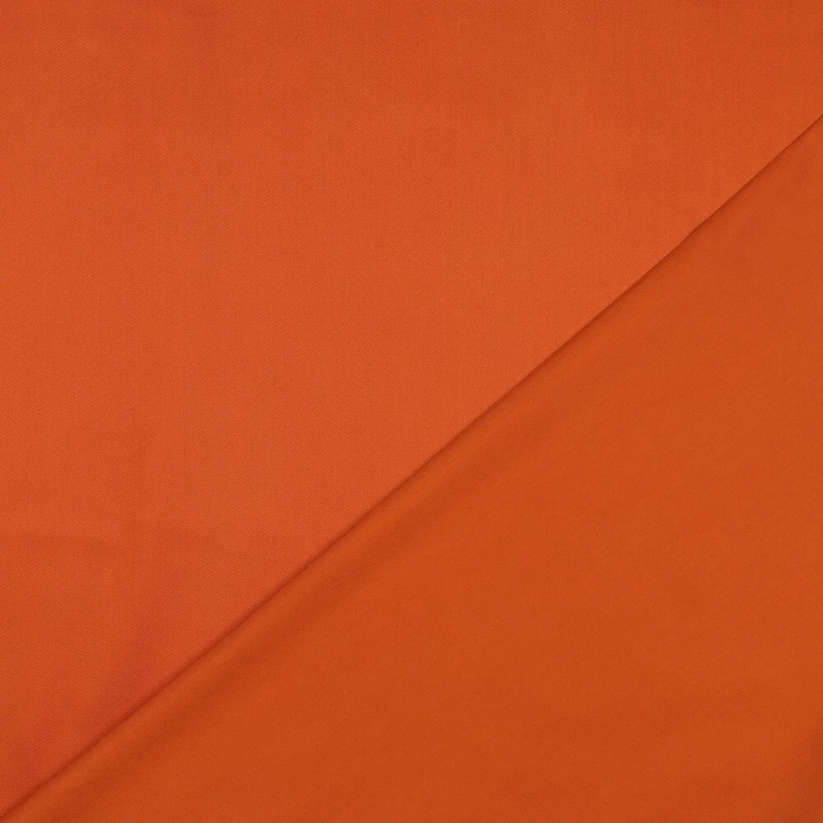 Baumwolle Satin  "Ida" Uni Kürbisorange