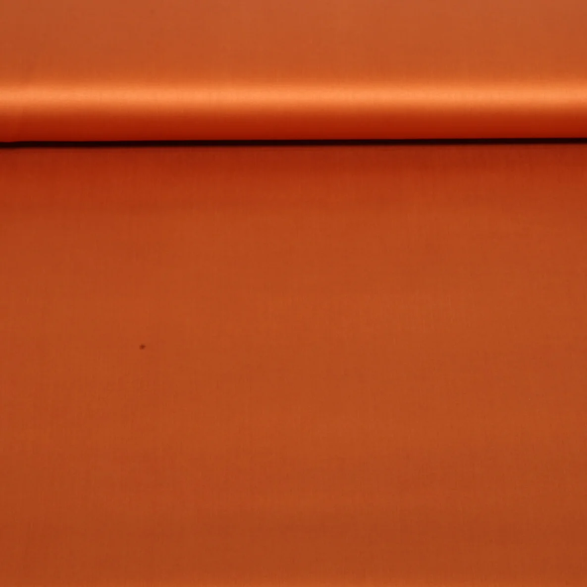 Baumwolle Satin  "Ida" Uni Kürbisorange