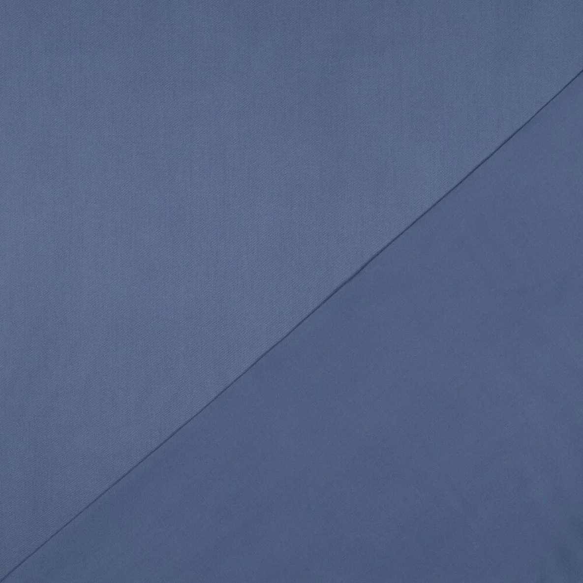 Baumwolle Satin  "Ida" Uni Mitternachtsblau