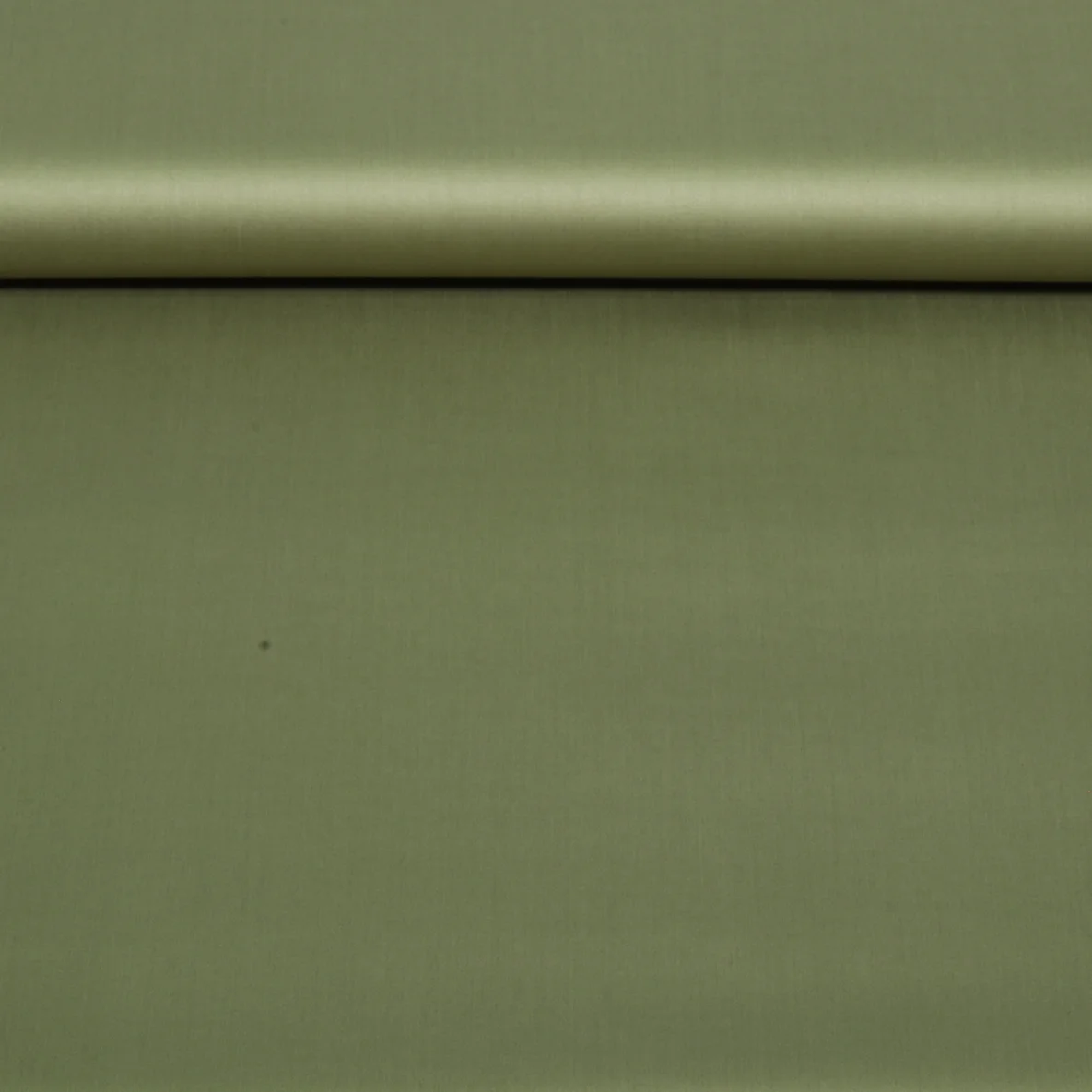 Baumwolle Satin  "Ida" Uni Moosgrün