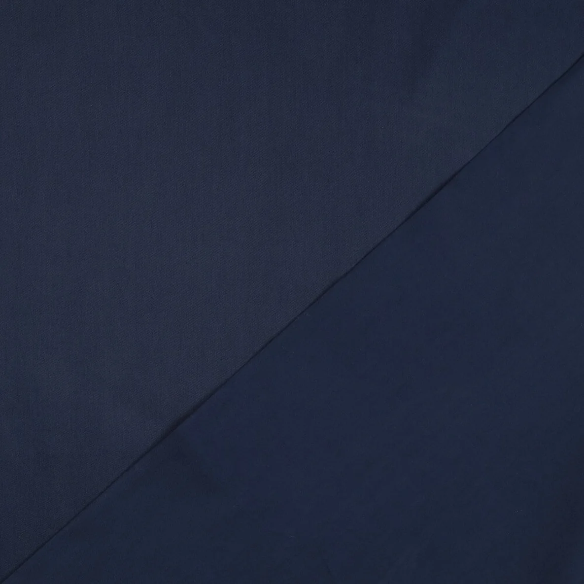 Baumwolle Satin  "Ida" Uni Navy