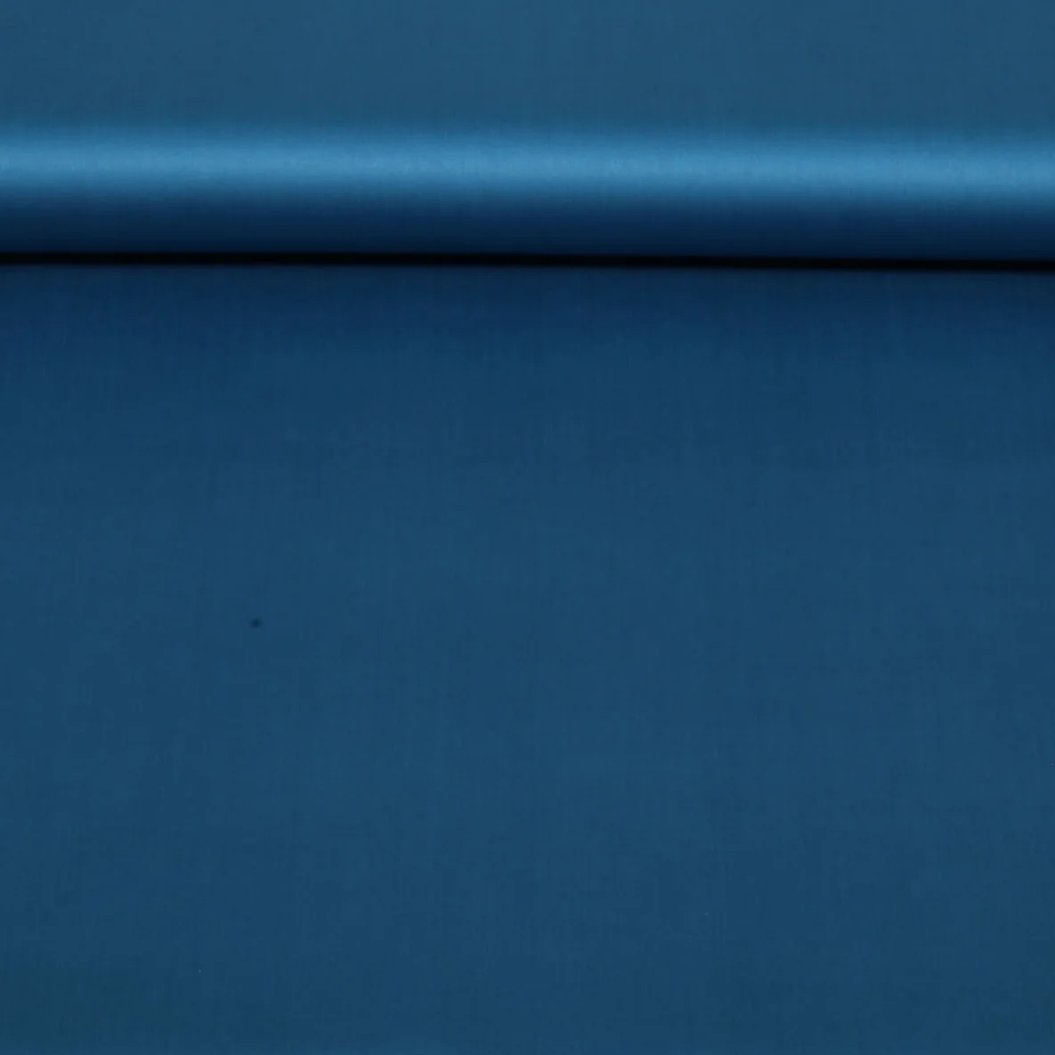 Baumwolle Satin  "Ida" Uni Petrolblau
