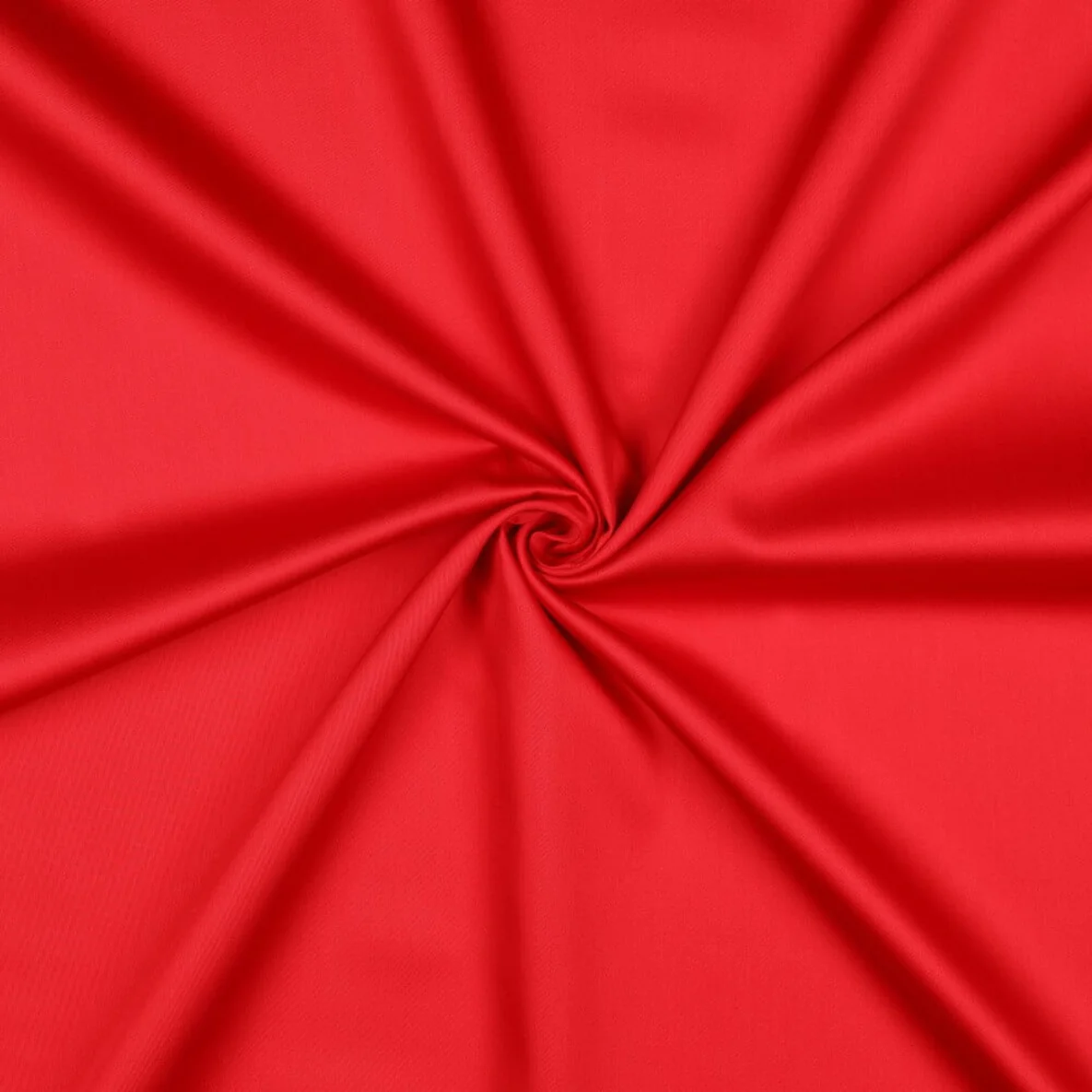 Baumwolle Satin  "Ida" Uni Rot