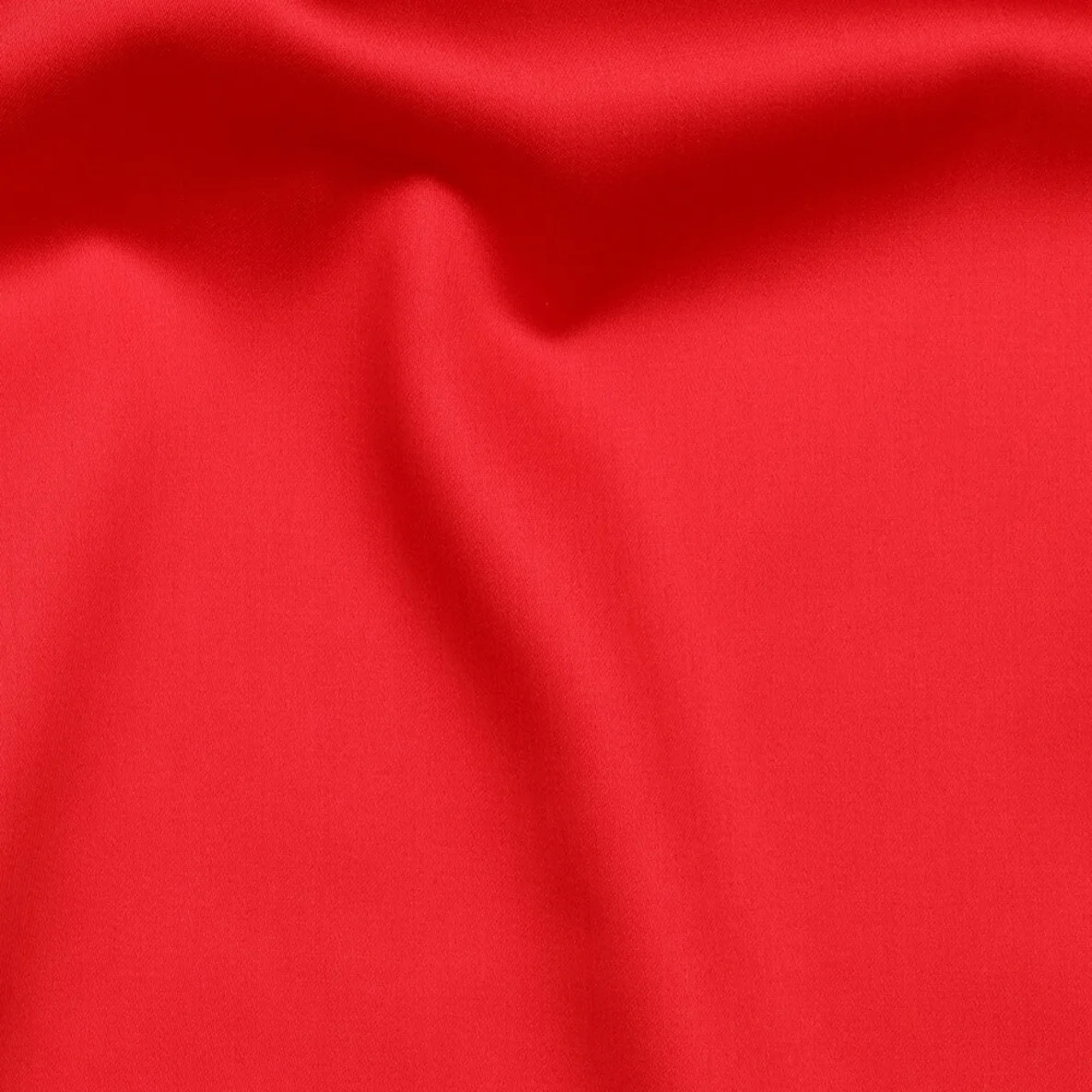 Baumwolle Satin  "Ida" Uni Rot