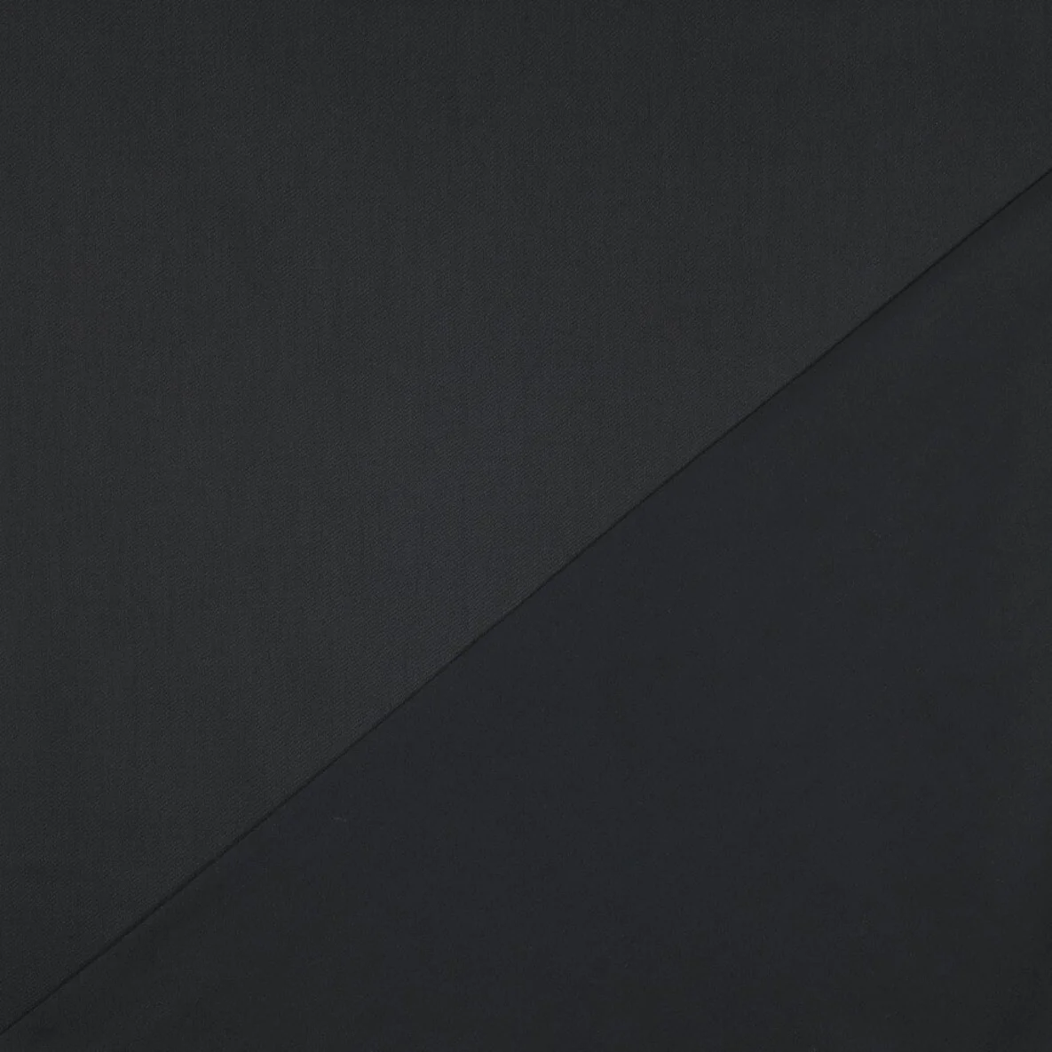Baumwolle Satin  "Ida" Uni Schwarz
