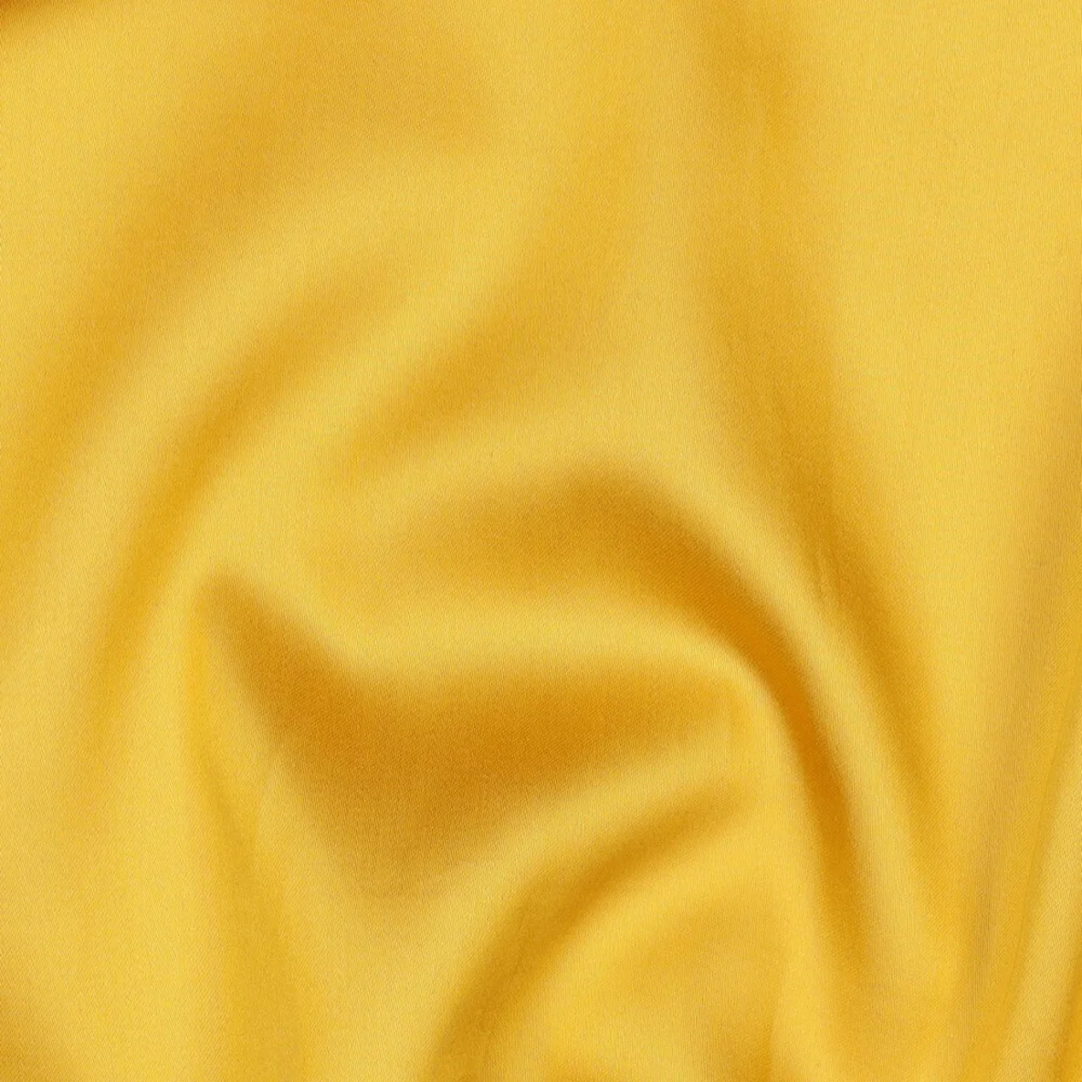 Baumwolle Satin  "Ida" Uni Sonnengelb