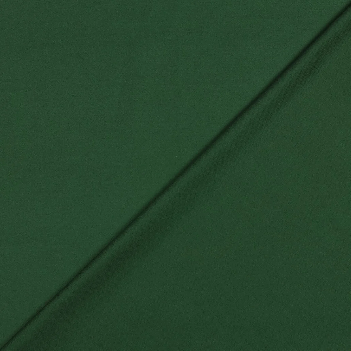 Baumwolle Satin  "Ida" Uni Tannengrün