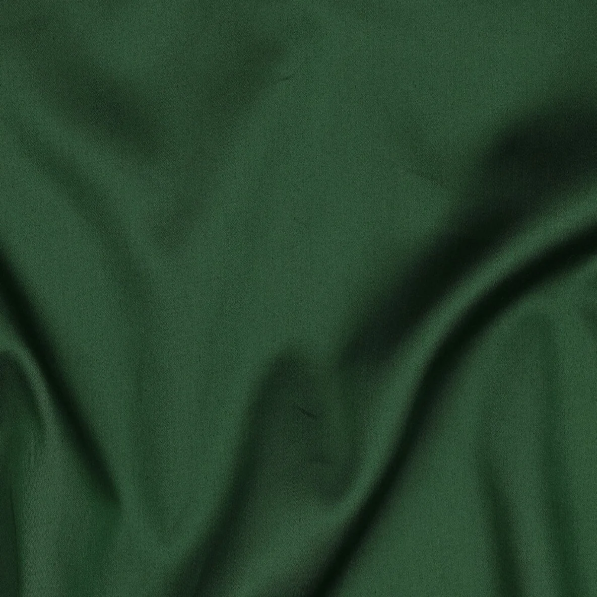 Baumwolle Satin  "Ida" Uni Tannengrün
