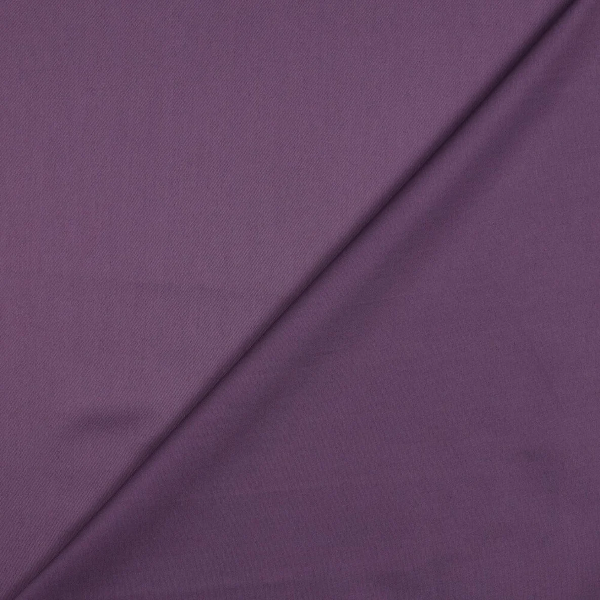 Baumwolle Satin  "Ida" Uni Traube