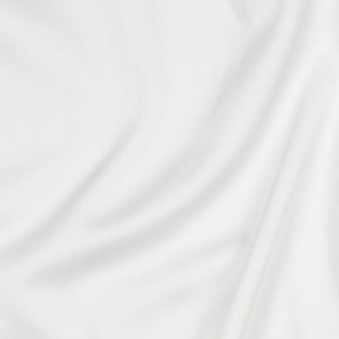 Baumwolle Satin  "Ida" Uni Weiß