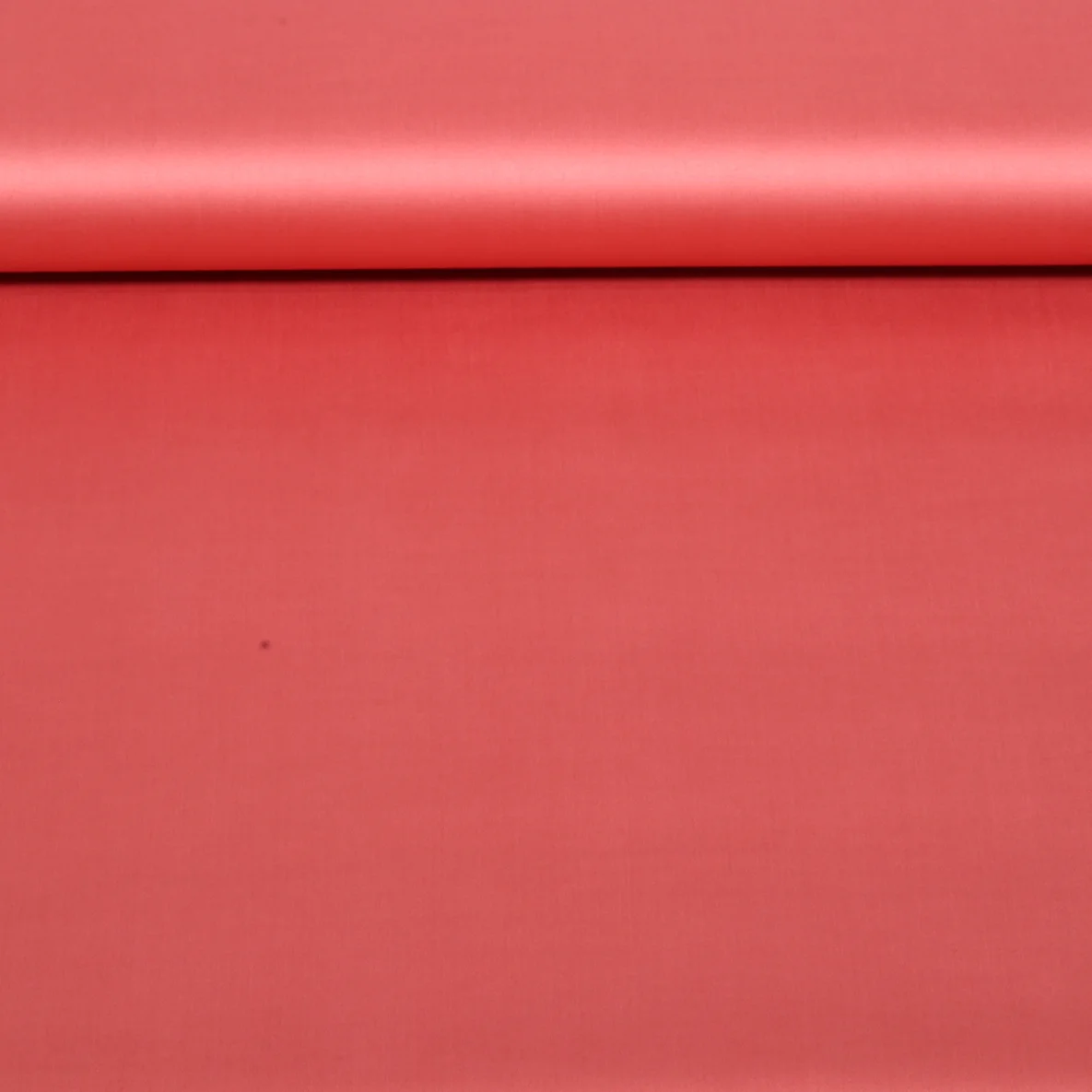 Baumwolle Satin  "Ida" Uni Ziegelrot