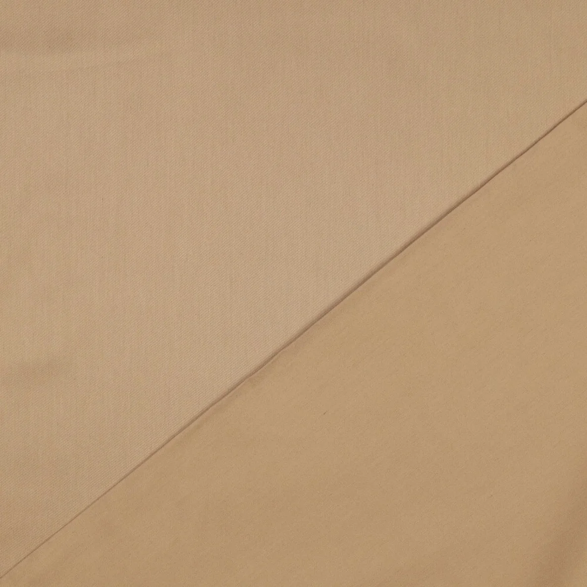 Baumwolle Satin  "Ida" Uni Zimt