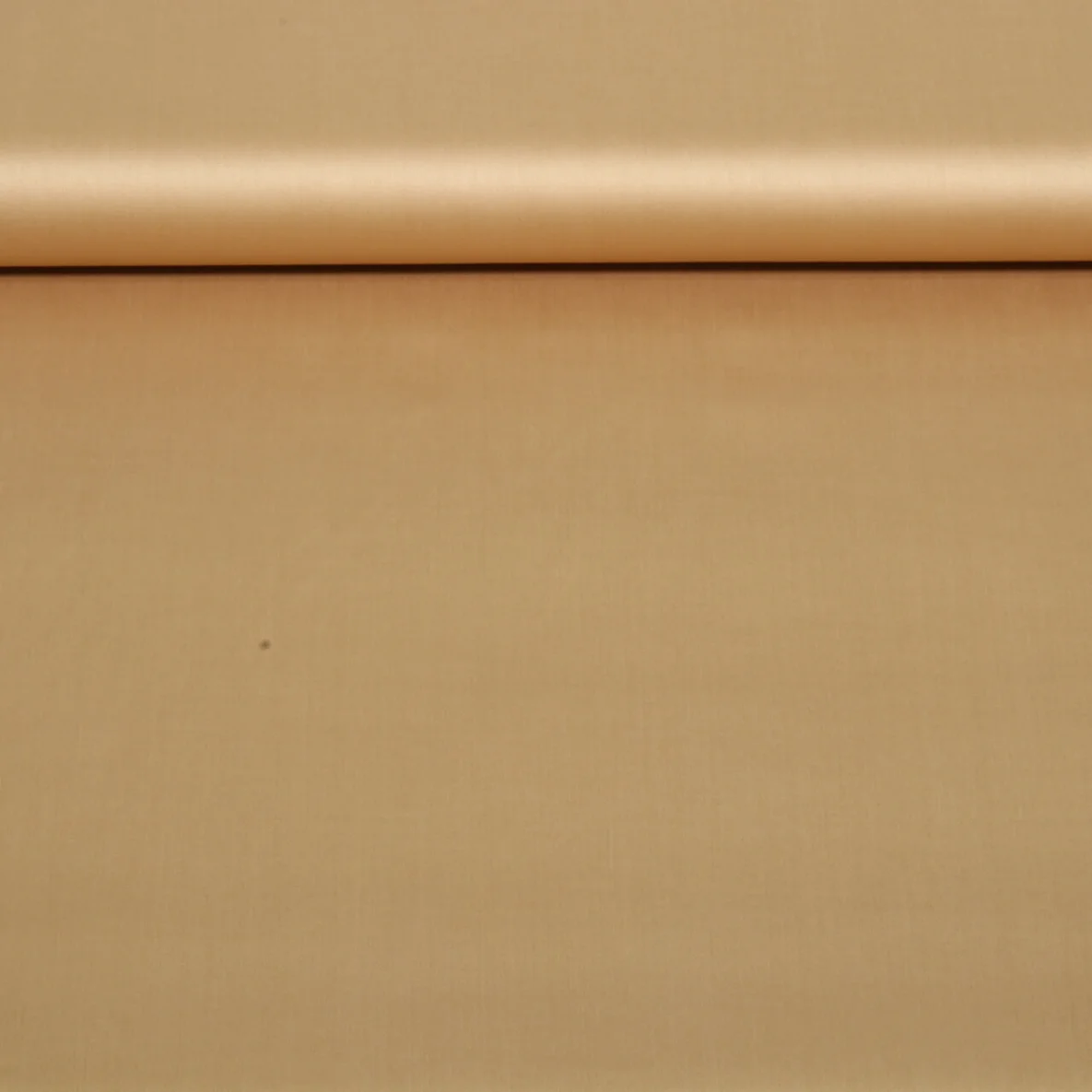 Baumwolle Satin  "Ida" Uni Zimt