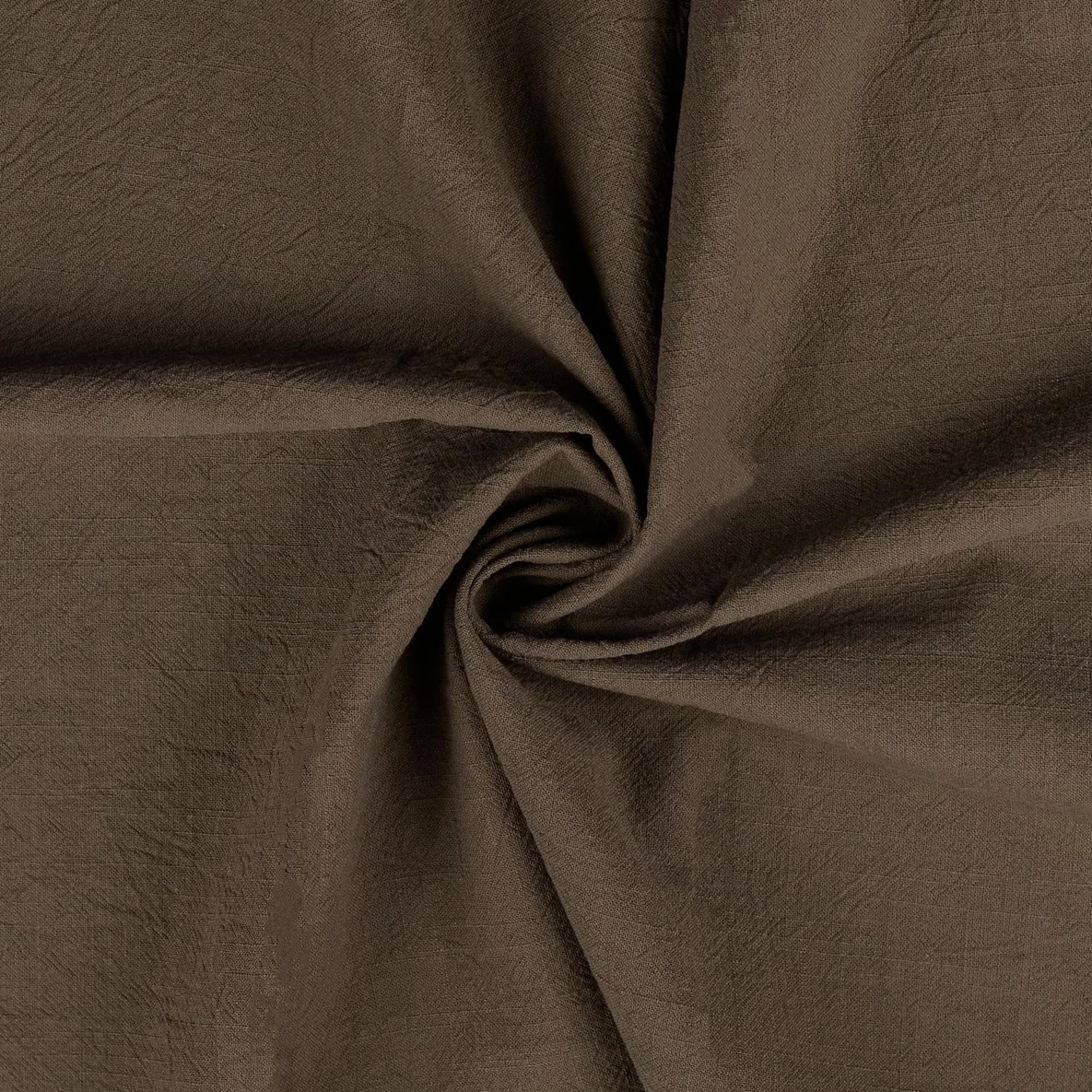 Baumwolle Vintage "Faith" Uni Braun