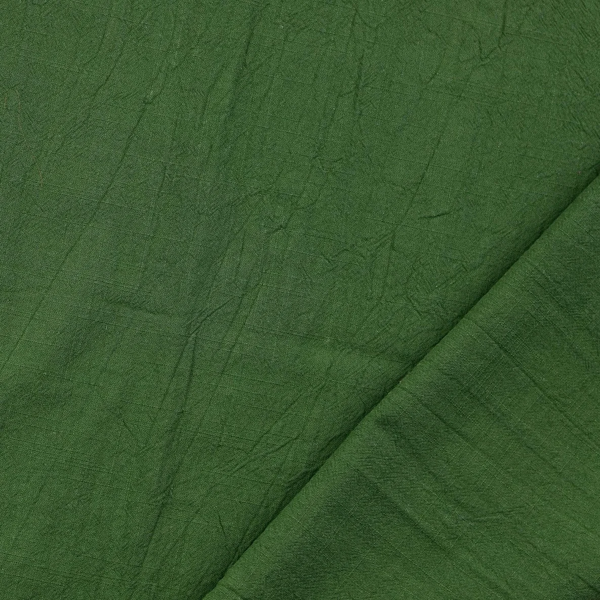 Baumwolle Vintage "Faith" Uni Flaschengrün