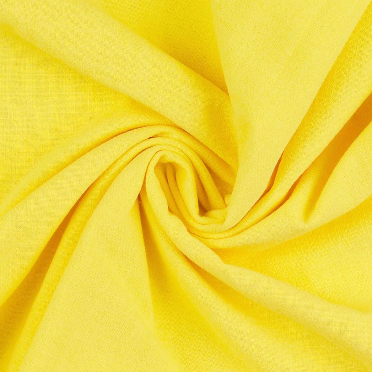 Baumwolle Vintage "Faith" Uni Gelb