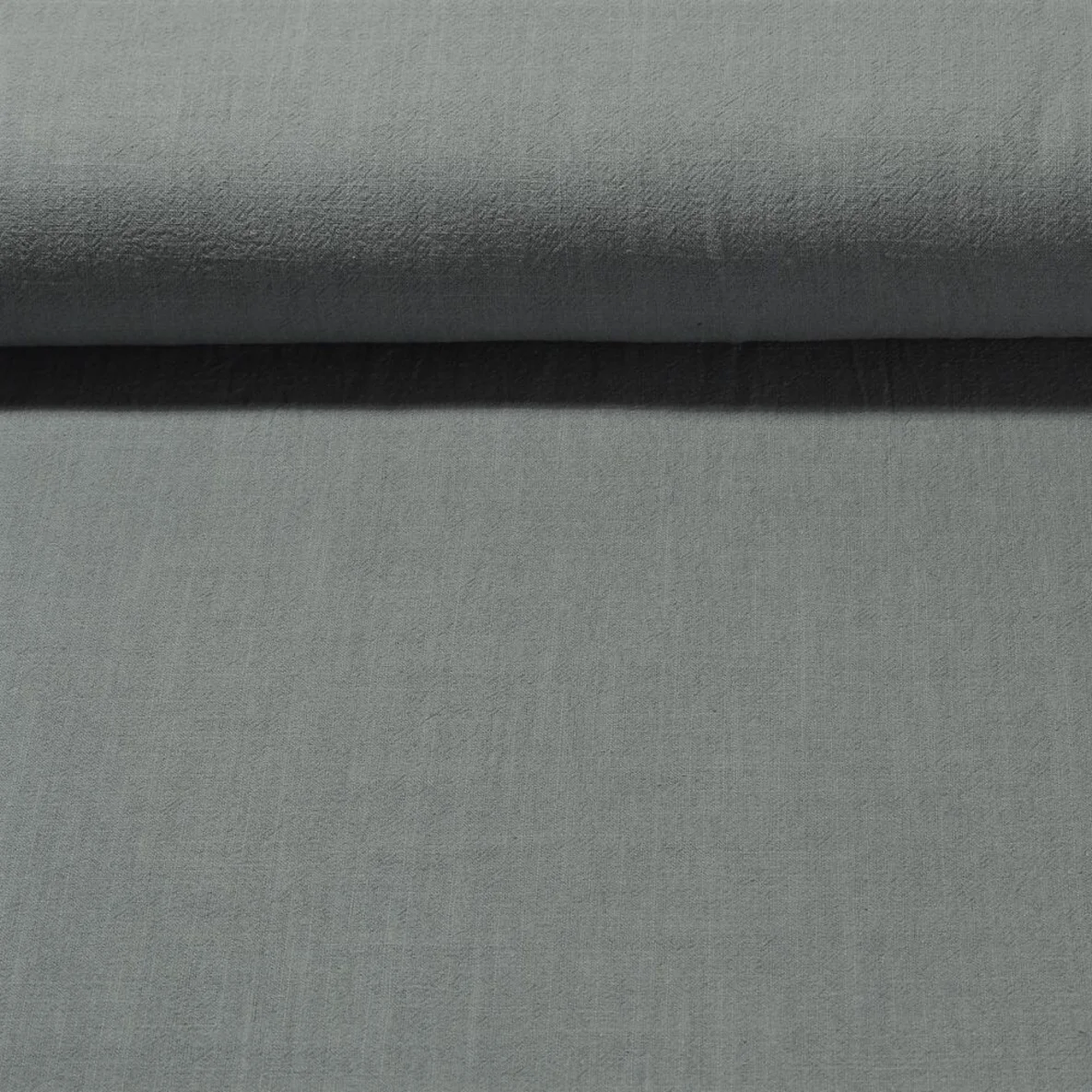 Baumwolle Vintage "Faith" Uni Grau