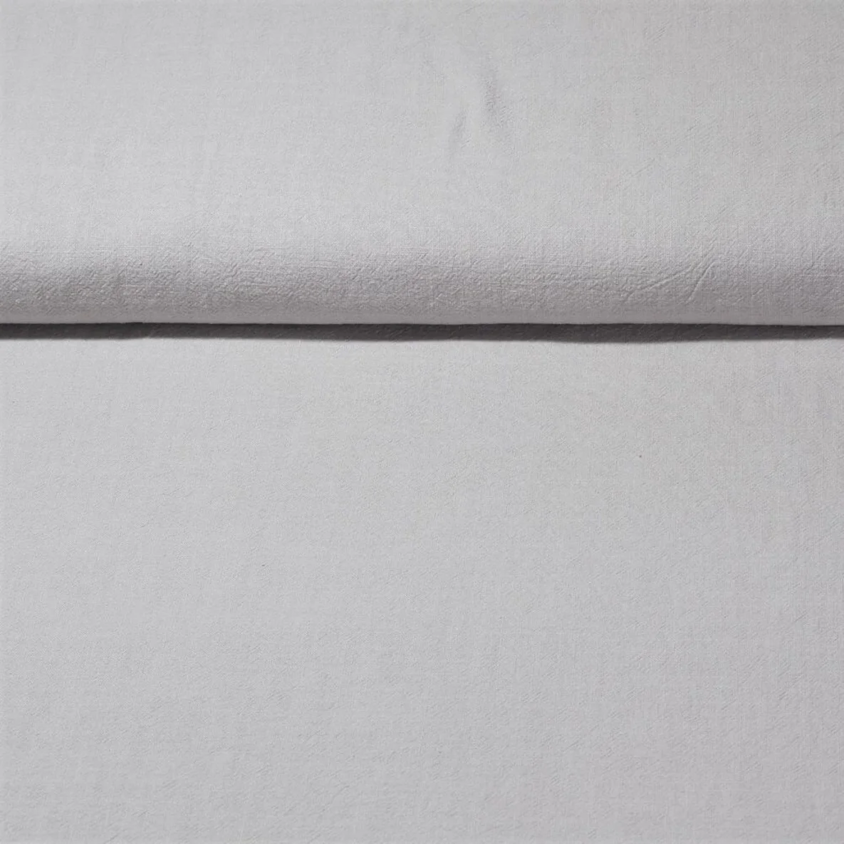 Baumwolle Vintage "Faith" Uni Lichtgrau