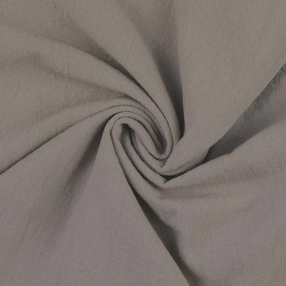 Baumwolle Vintage "Faith" Uni Lichtgrau