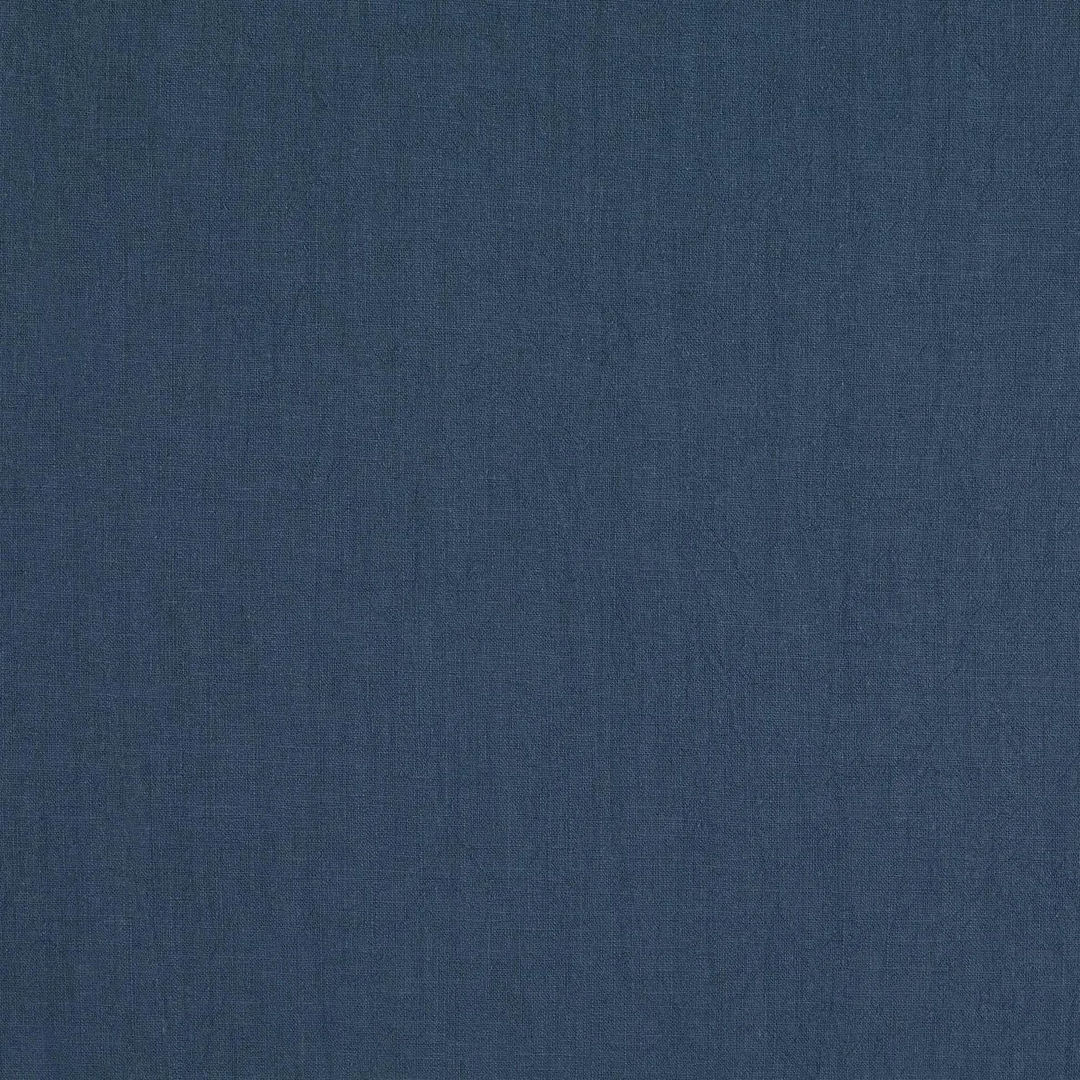 Baumwolle Vintage "Faith" Uni Mittelblau