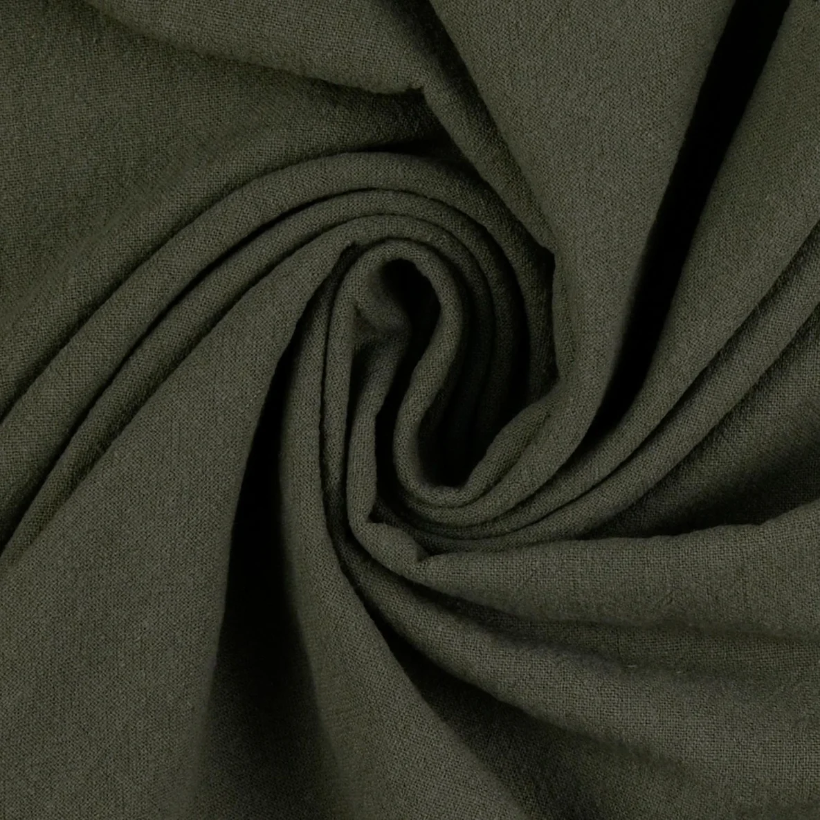 Baumwolle Vintage "Faith" Uni Olive