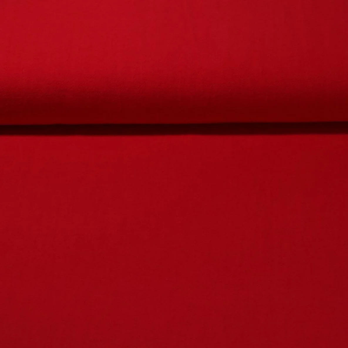 Baumwolle Vintage "Faith" Uni Rot