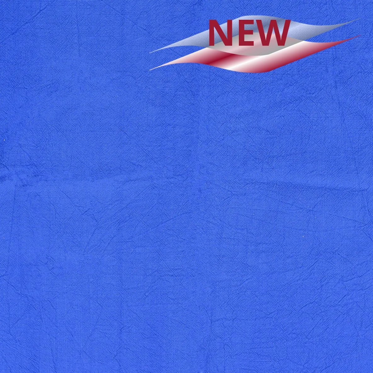 Baumwolle Vintage "Faith" Uni Royalblau