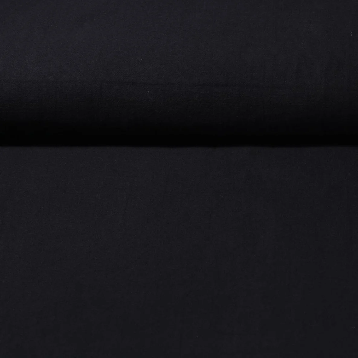 Baumwolle Vintage "Faith" Uni Schwarz