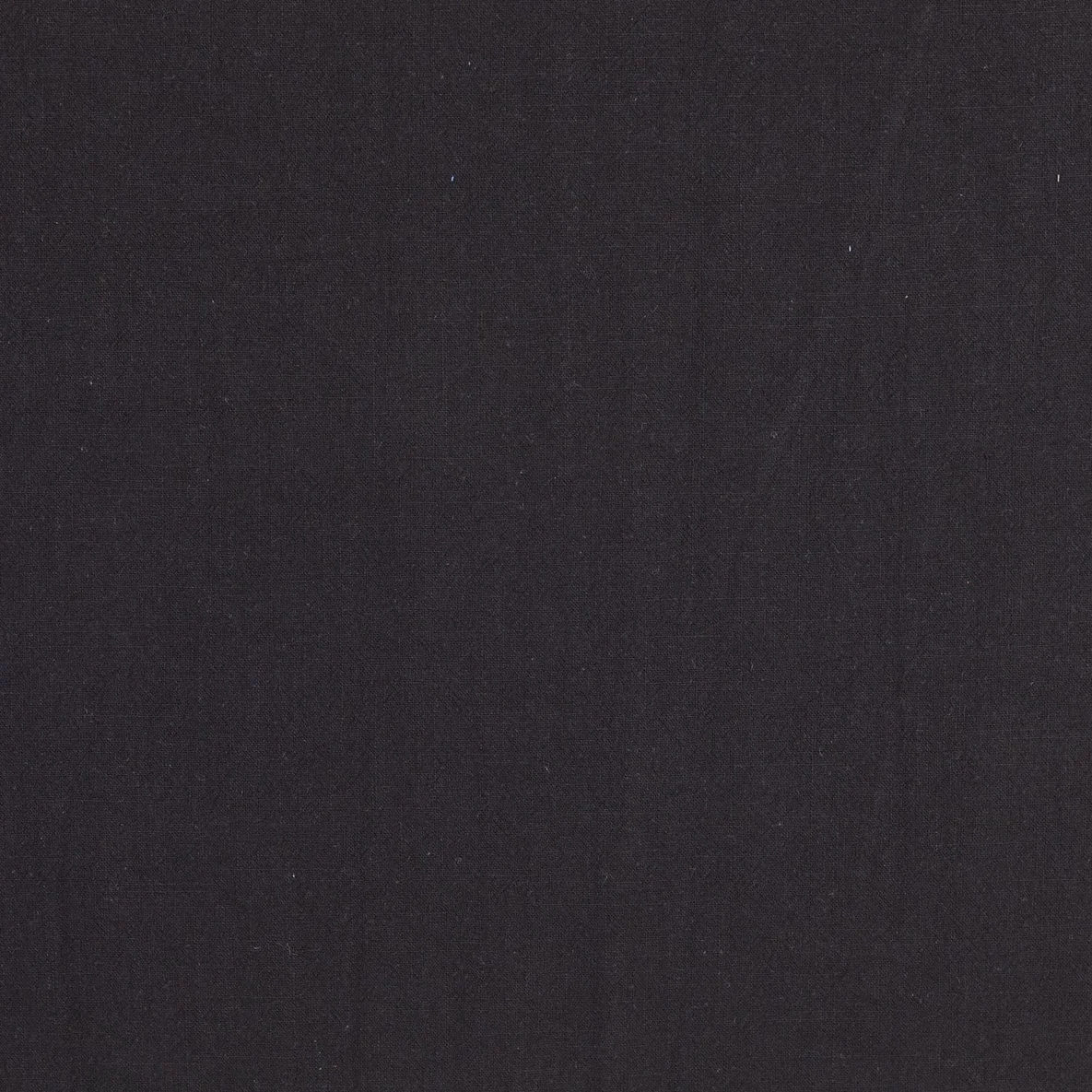 Baumwolle Vintage "Faith" Uni Schwarz