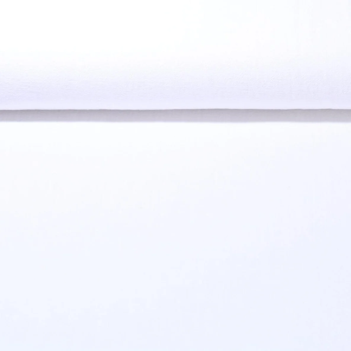 Baumwolle Vintage "Faith" Uni Weiß