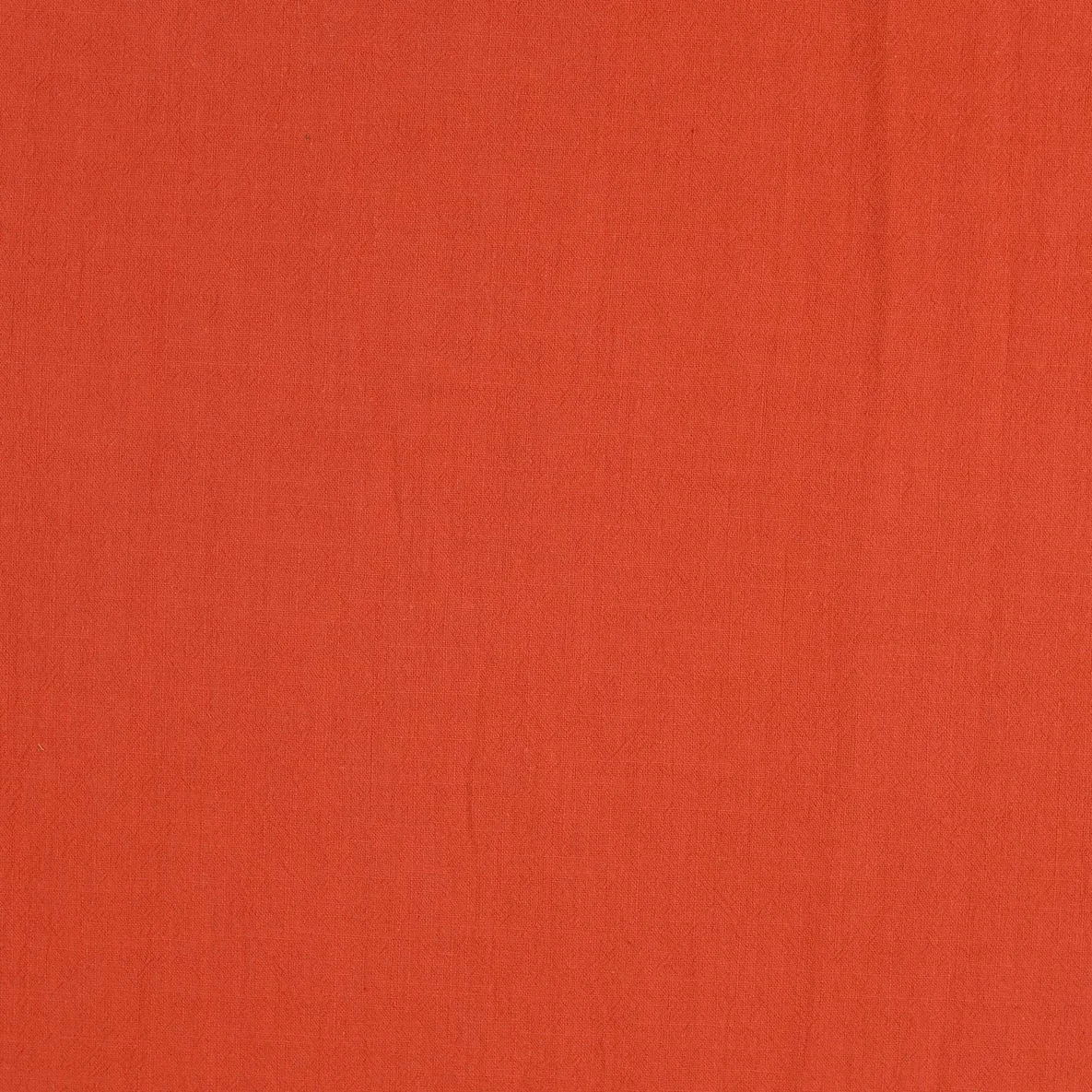 Baumwolle Vintage "Faith" Uni Ziegelrot