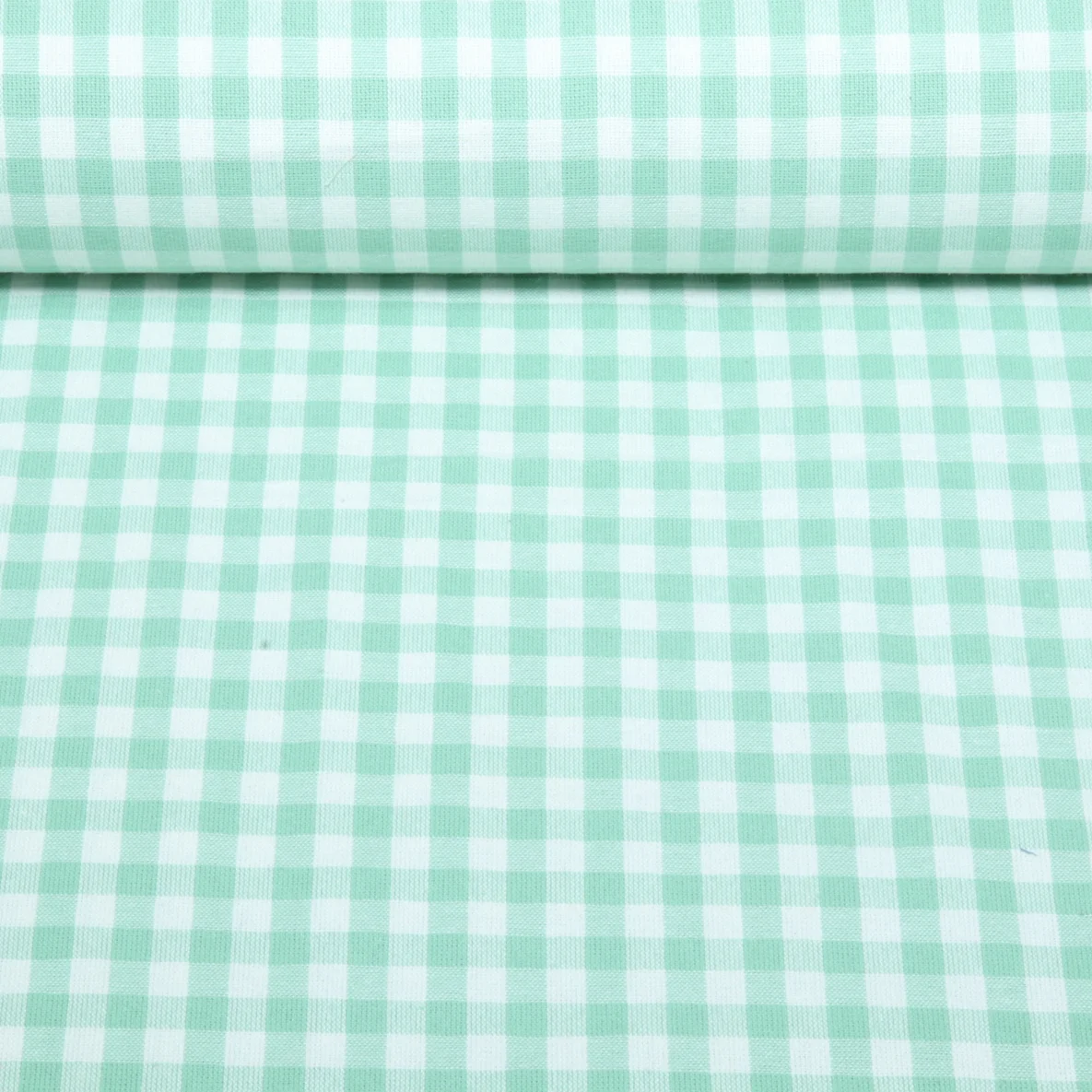 Baumwolle Webware Karo Mint