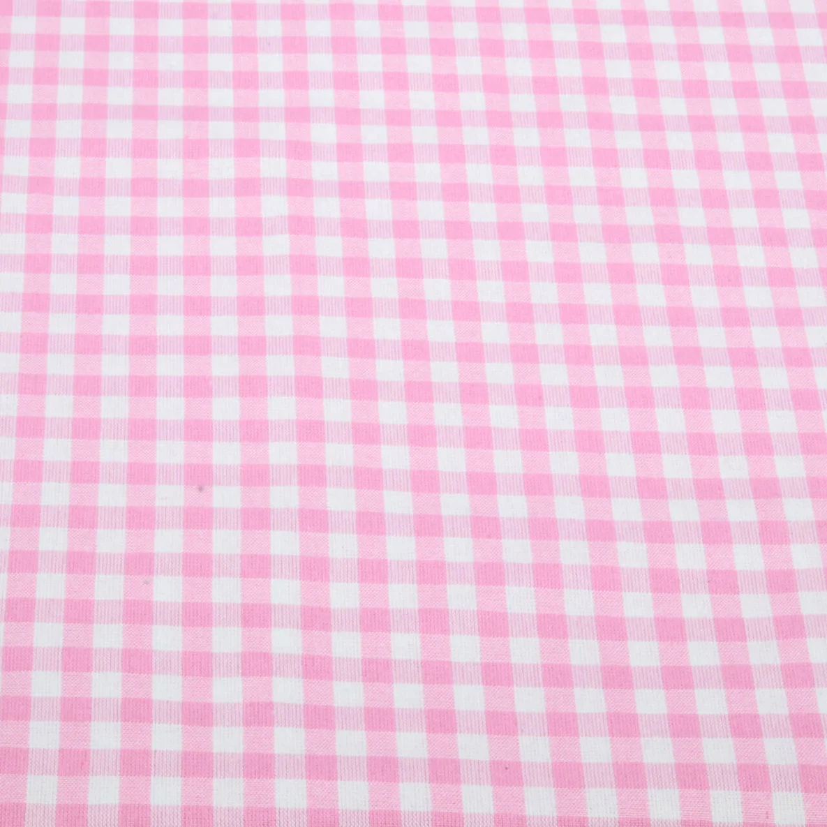 Baumwolle Webware Karo Rosa