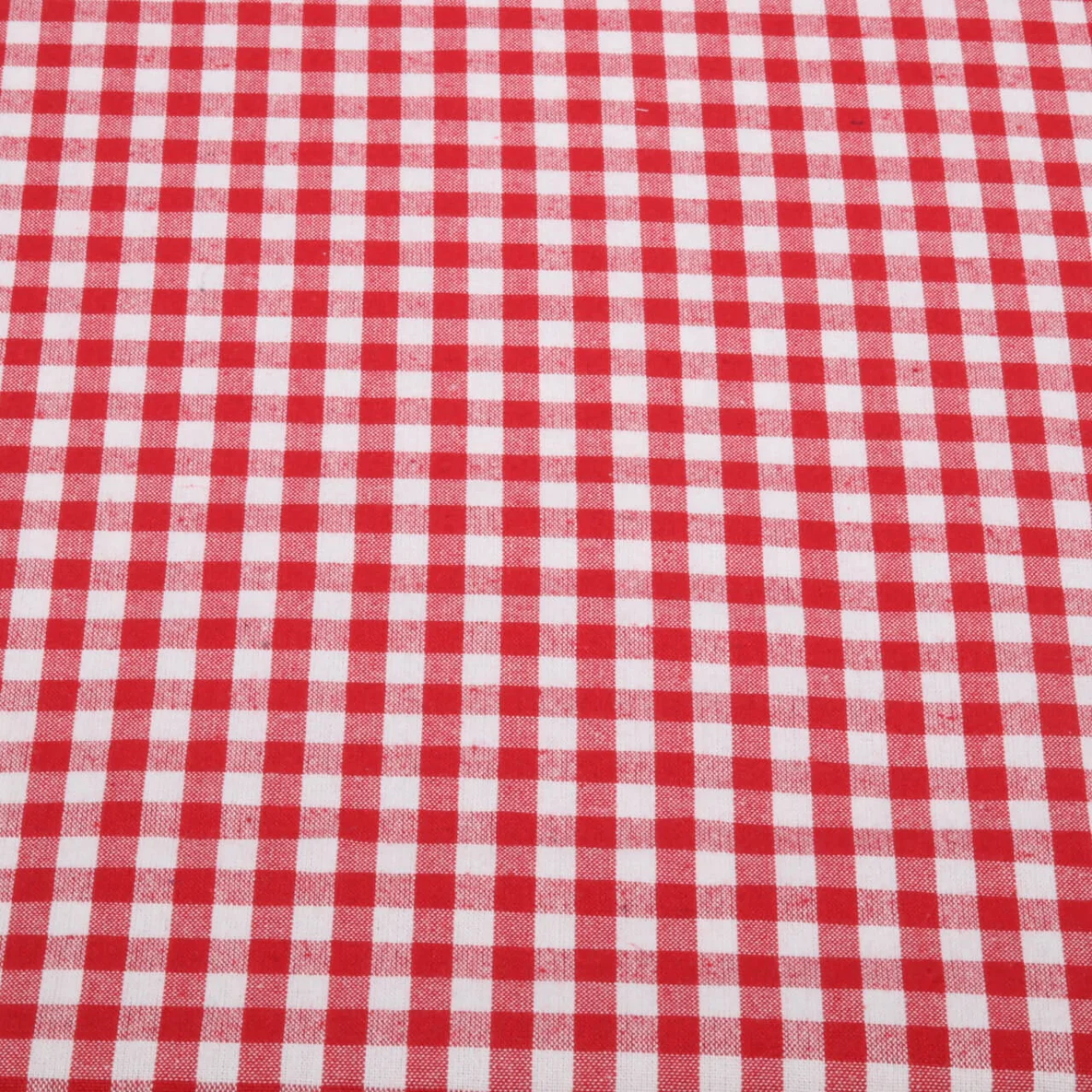 Baumwolle Webware Karo Rot