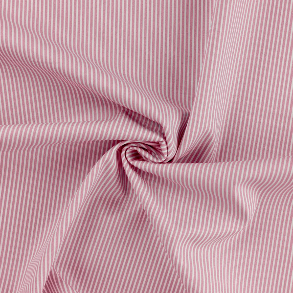 Baumwolle Webware "Susie" Streifen Altrosa