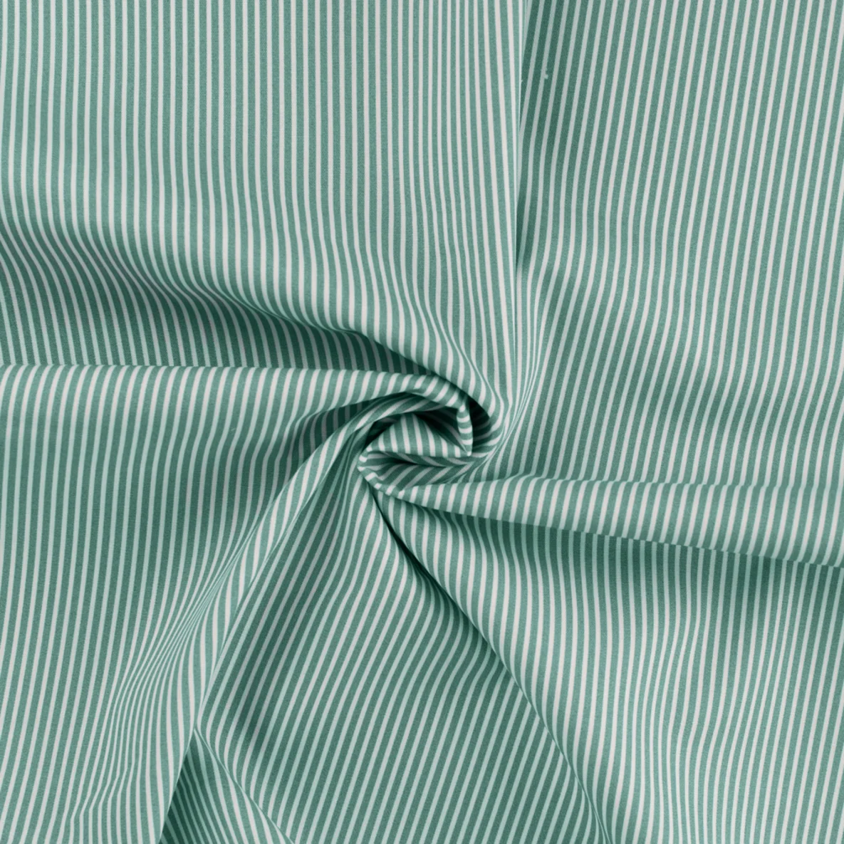 Baumwolle Webware "Susie" Streifen Grün