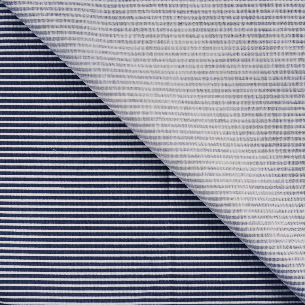 Baumwolle Webware "Susie" Streifen Marine