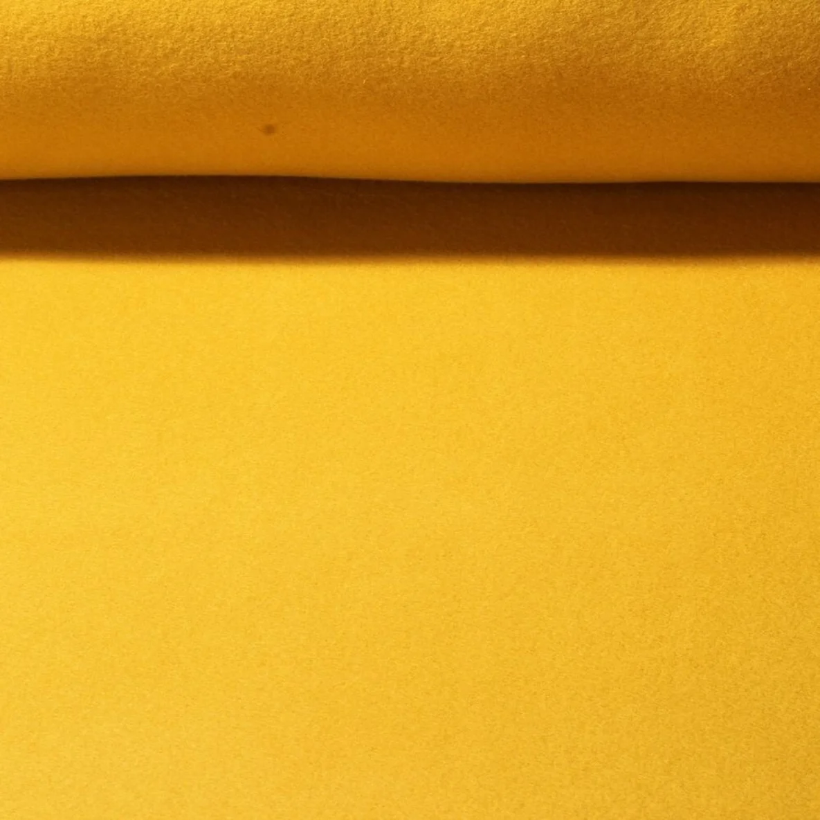 Baumwollfleece "Isa" Uni Ocker