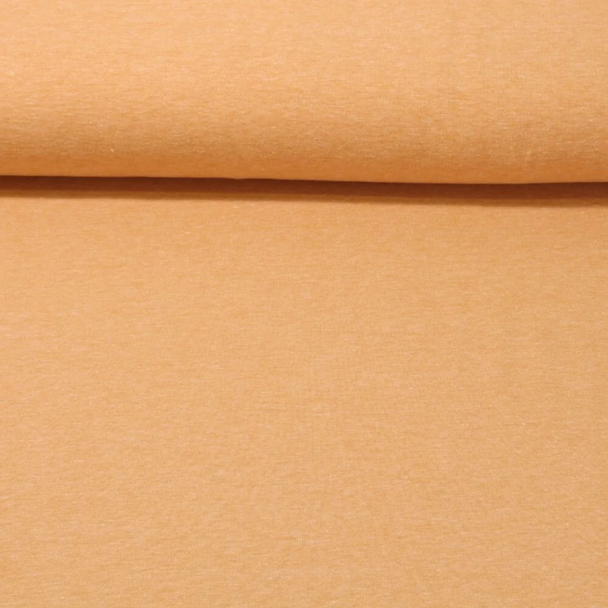 Baumwolljersey "Adriana" Melange Camel