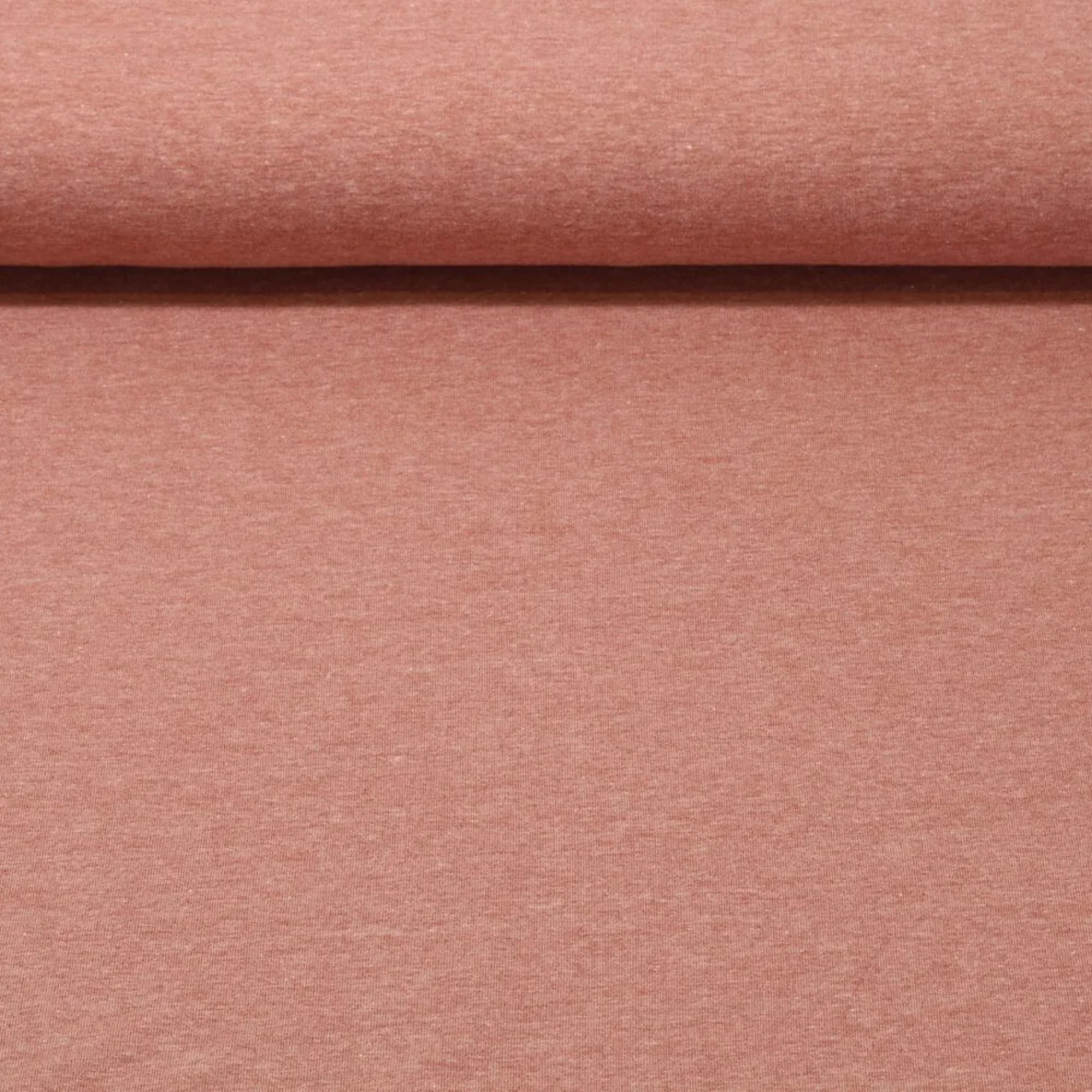 Baumwolljersey "Adriana" Melange Dunkelrot