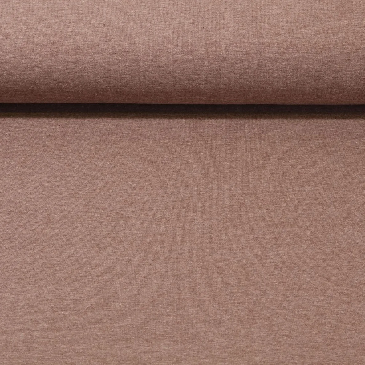 Baumwolljersey "Adriana" Tricot Braun Melange