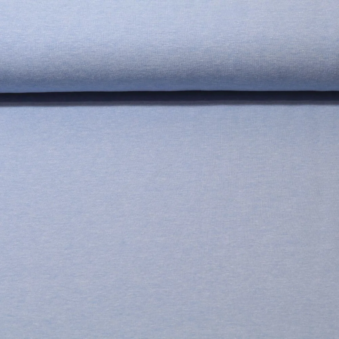 Baumwolljersey "Adriana" Tricot Hellblau Melange