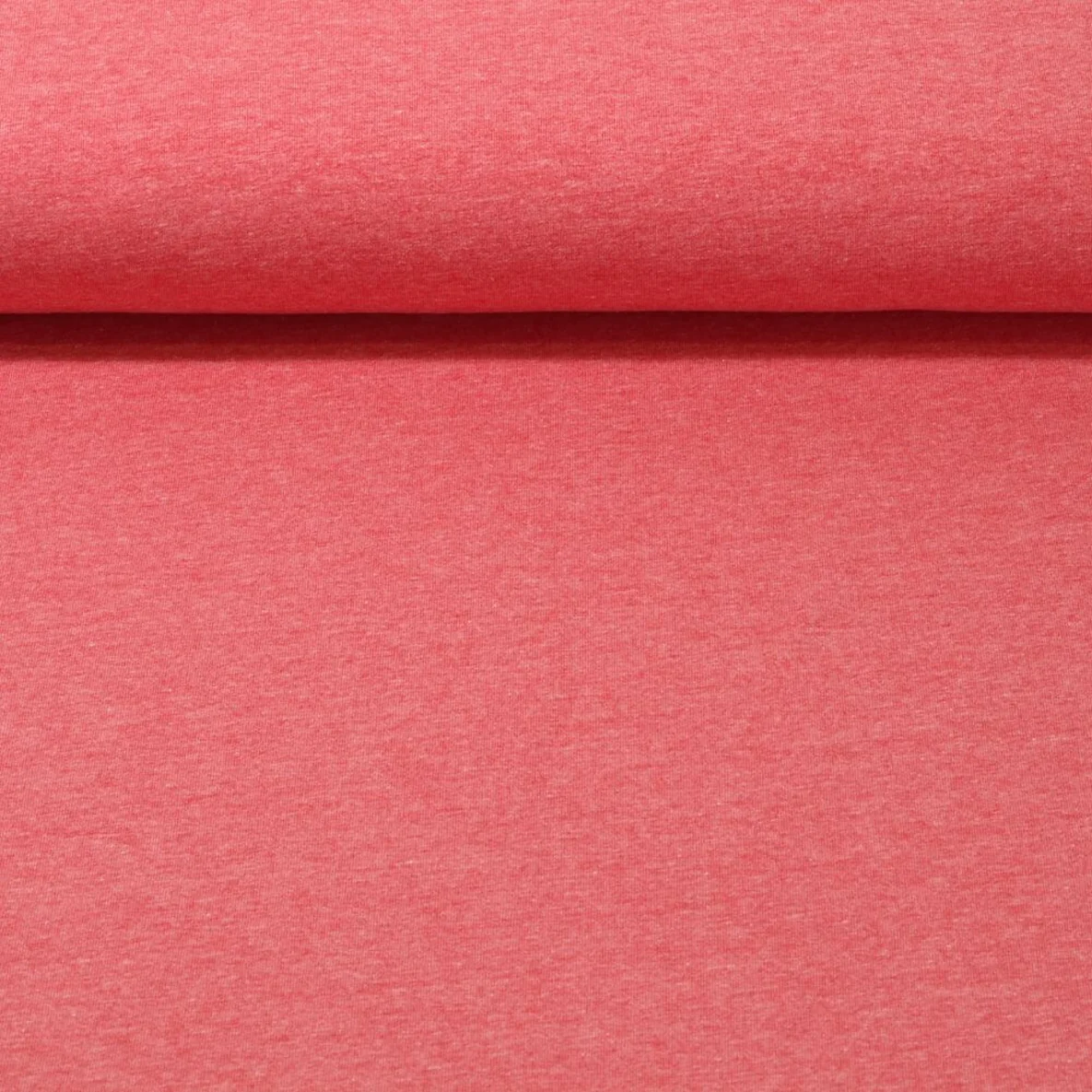 Baumwolljersey "Adriana" Tricot Rot Melange