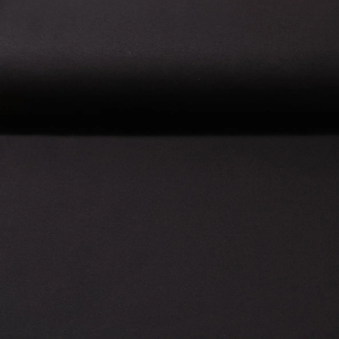 Baumwolljersey Interlock Schwarz