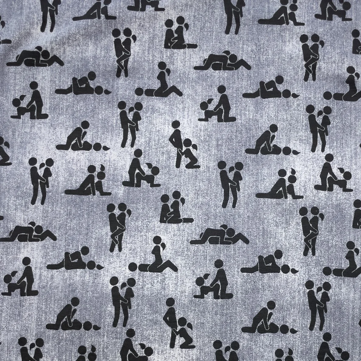 Baumwolljersey Kamasutra Grau